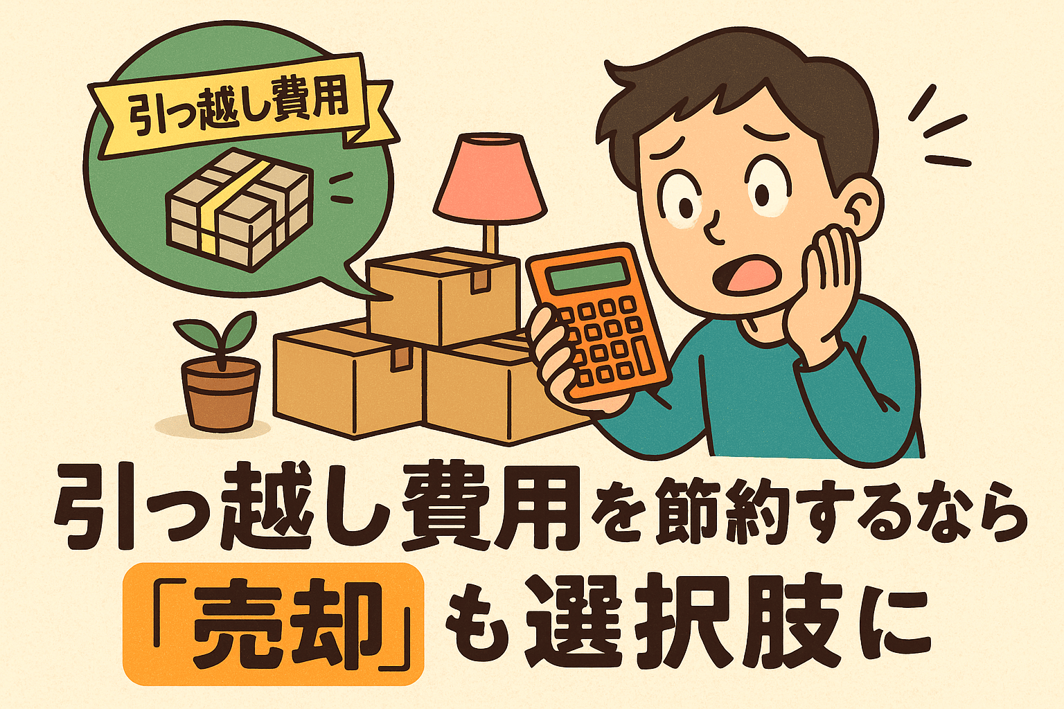 引っ越し費用を節約するなら“売却”も選択肢に